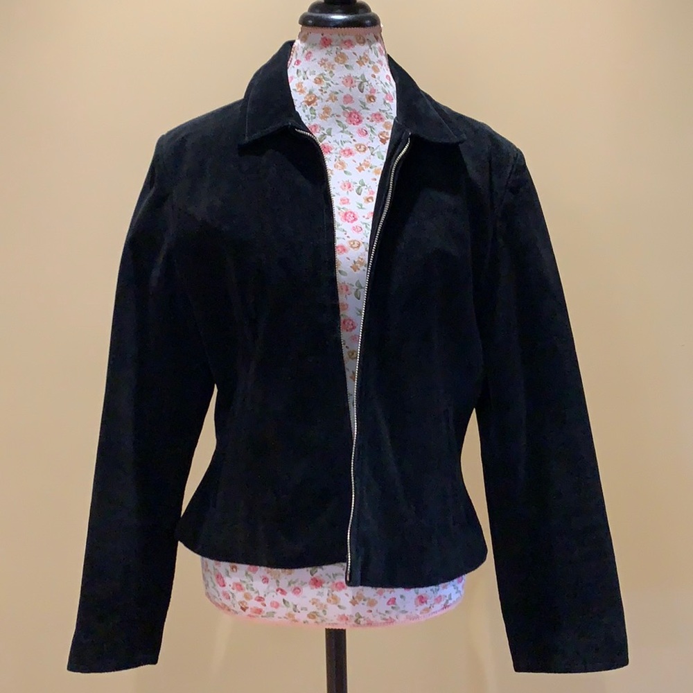 Wilson black suede jacket. Brand new!! Beautiful!!
